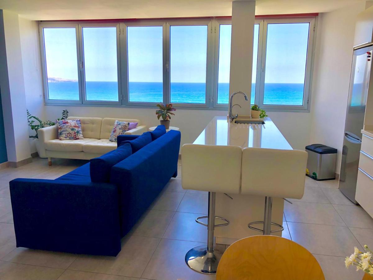 Vistas Mar Playa Las Canteras Primera Linea Wifi ラスパルマス・デ・グランカナリア エクステリア 写真