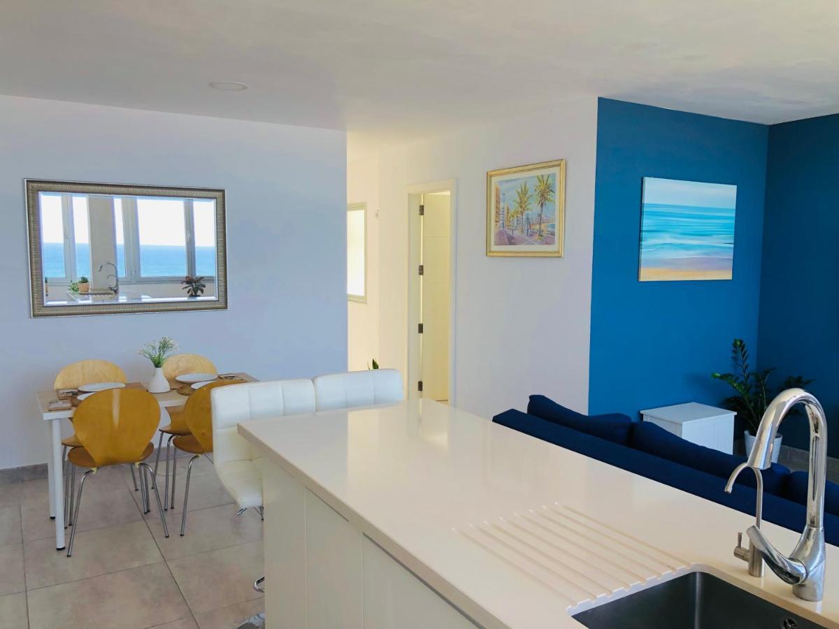 Vistas Mar Playa Las Canteras Primera Linea Wifi ラスパルマス・デ・グランカナリア エクステリア 写真